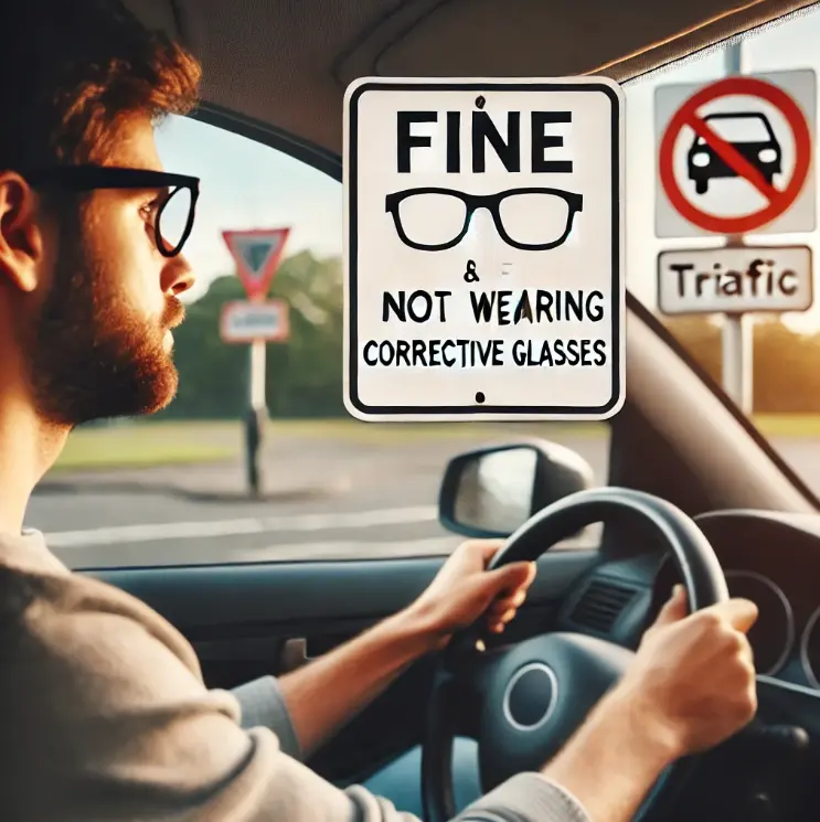 Imagen de Consecuencias y Multas por No Usar Lentes al Conducir: Todo lo que Necesitas Saber